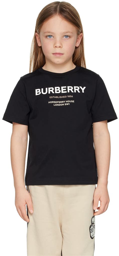 burberry kids t shirt black|burberry t shirt kids size.